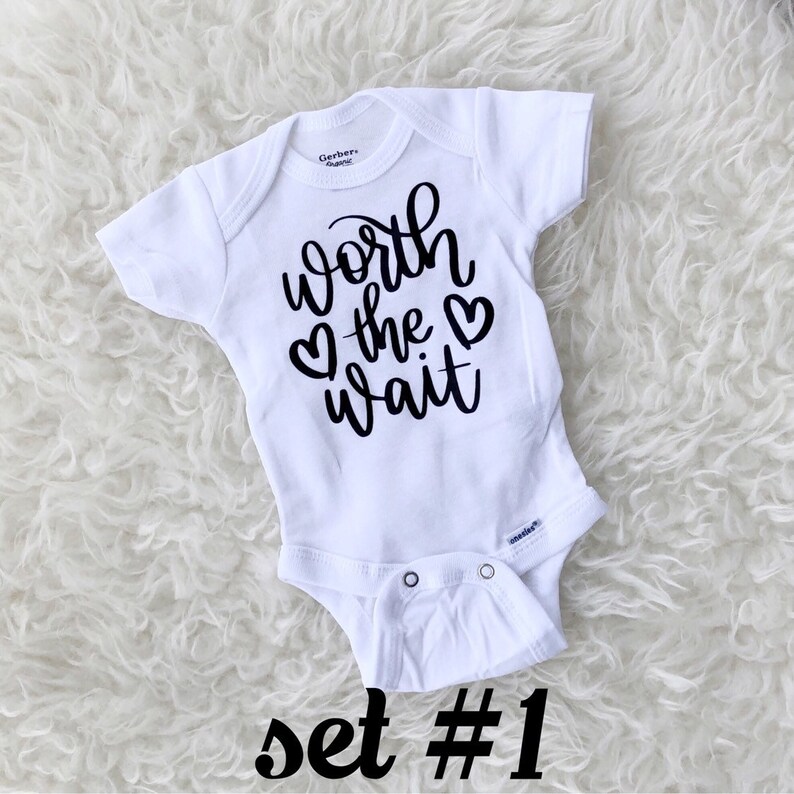 Worth The Wait ONESIE\u00ae Girl Worth The Wait Newborn Outfit Girl Newborn Girl Coming Home Outfit Worth The Wait ONESIE\u00ae Worth The Wait