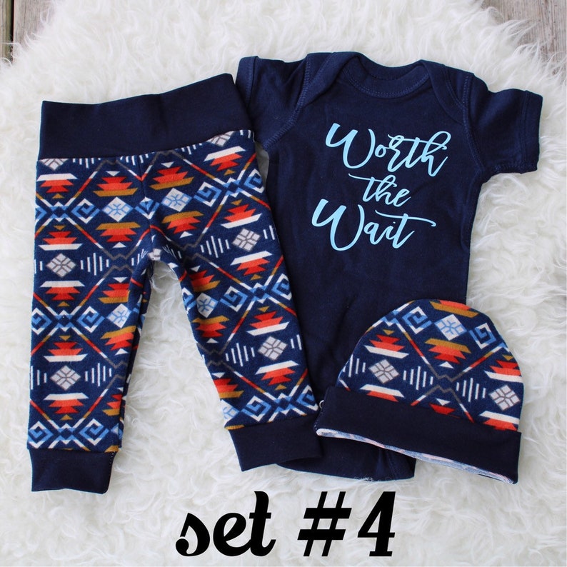 worth the wait newborn outfit boy