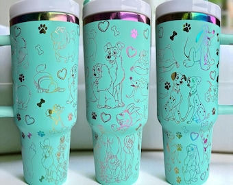 Disney Dogs - Engraved Tumbler