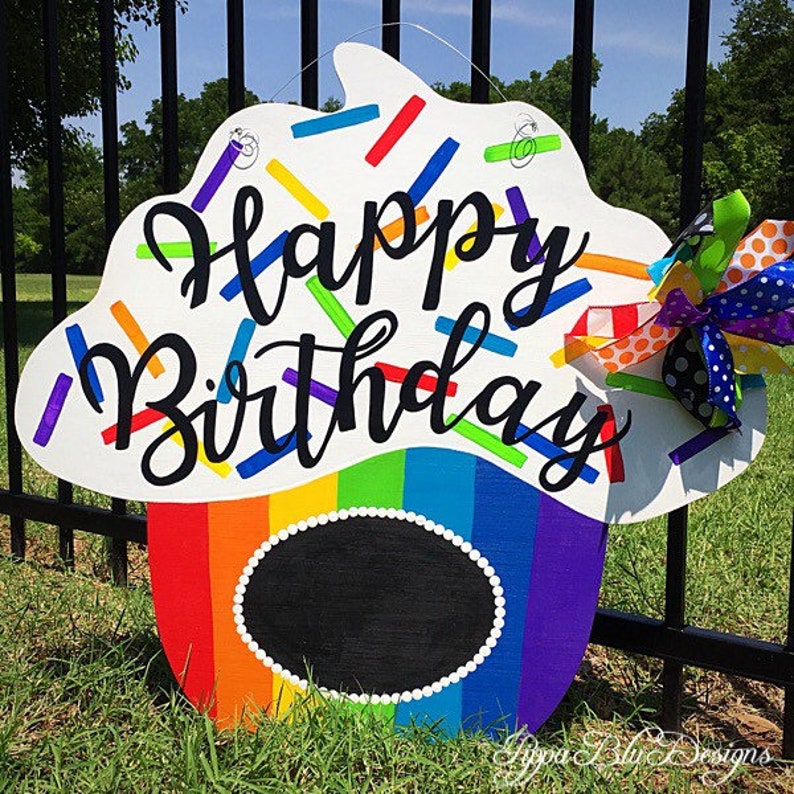 Cupcake Door Hanger