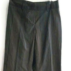 90s trousers plaid black brown low waist straight cut Marc Aurel size 36