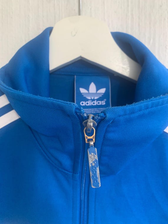 Vintage Adidas Track Jacket Blue Size M - Etsy Vintage Adidas Track Jacket Blue Size M - Etsy