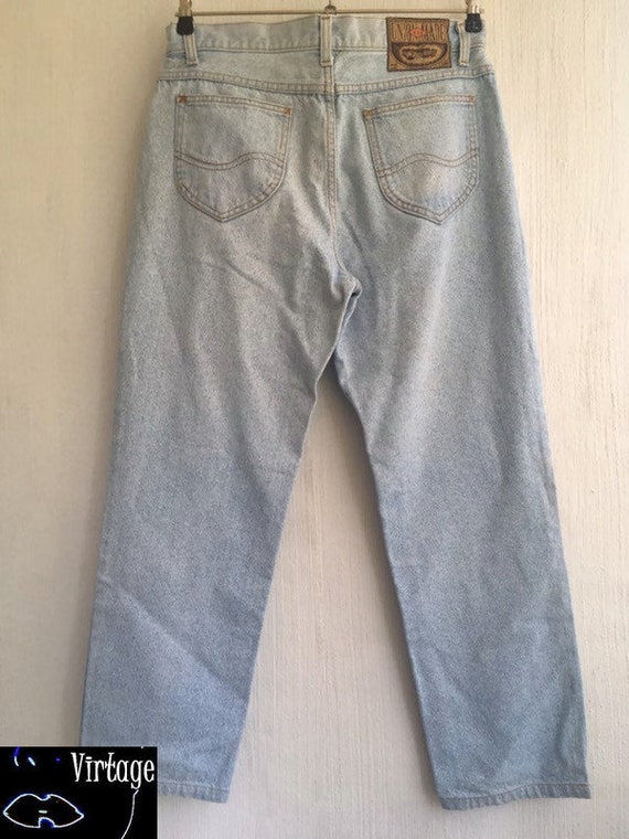 80s jeans Lee Union Made Jeans highwaist  washed … - image 4