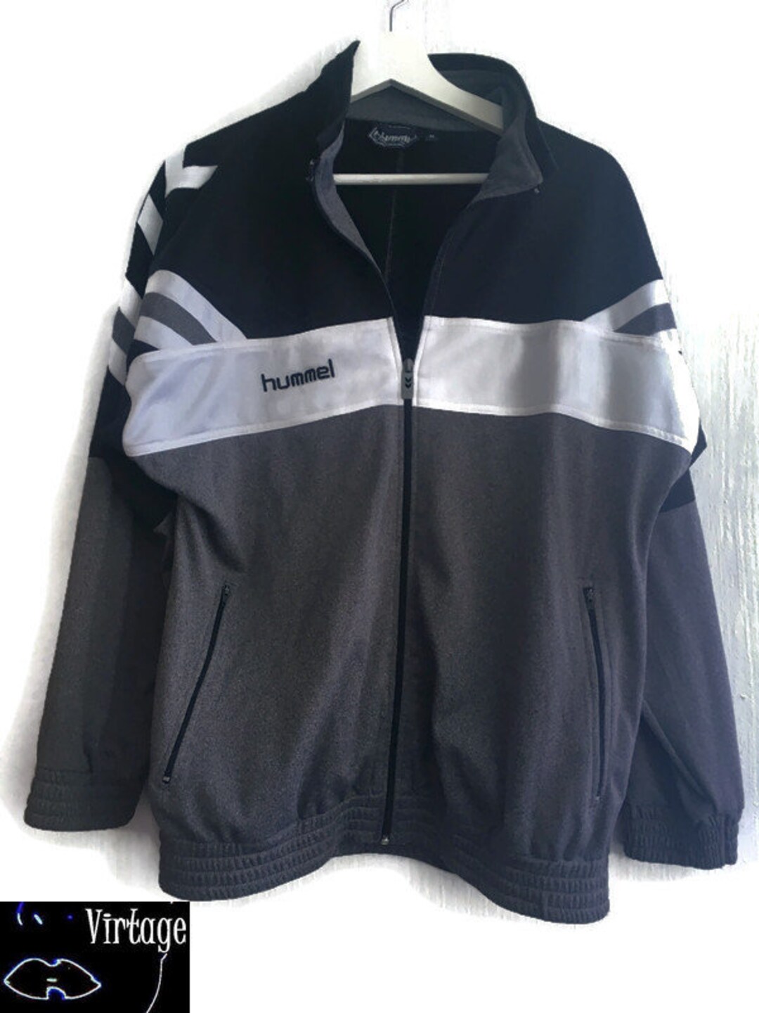 Veste D'Entraînement Vintage Hummel Années 80 90 Pour Hommes