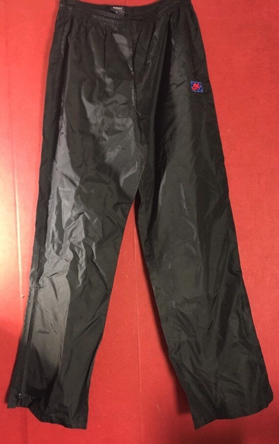 nike black nylon pants