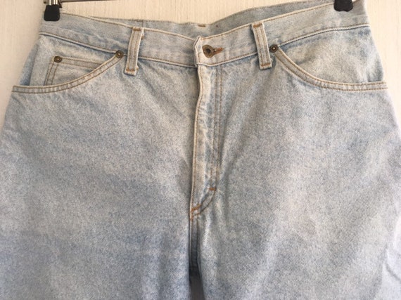 80s jeans Lee Union Made Jeans highwaist  washed … - image 3