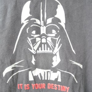 camiseta Darth Vader estampada preta tamanho M