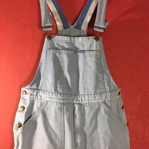 70s80s jeans dungarees denim light blue size s rare