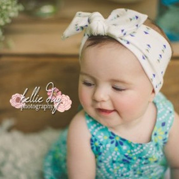 Baby Infant Toddler Girl Top Knotted Headband, Head wrap