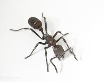 Scrap metal Sculpture of an Ant