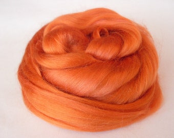 20 gr- 0,7 oz, Marigold, Viscose Fiber  - Nuno Felting / Wet Felting / Felting Supplies / Hand Felting
