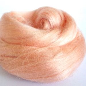 20 gr- 0,7 oz, Flamingo, Viscose Fiber  - Nuno Felting / Wet Felting / Felting Supplies / Hand Felting