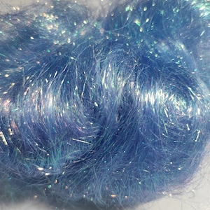 Light Blue, 5 gr- 0,17 oz, Angelina fiber, for spinning and felting