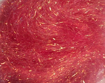 Fuxia, 5 gr- 0,17 oz, Angelina fiber, for spinning and felting