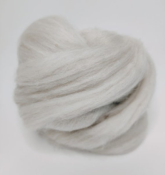 Natural Wool Roving: 50g: Assorted Monochrome Natural Wool Roving: 50g: Assorted Monochrome