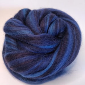 18,5 Micron 50gr - 1.8 oz  Super Fine Wool merino tops, Color: Morgana