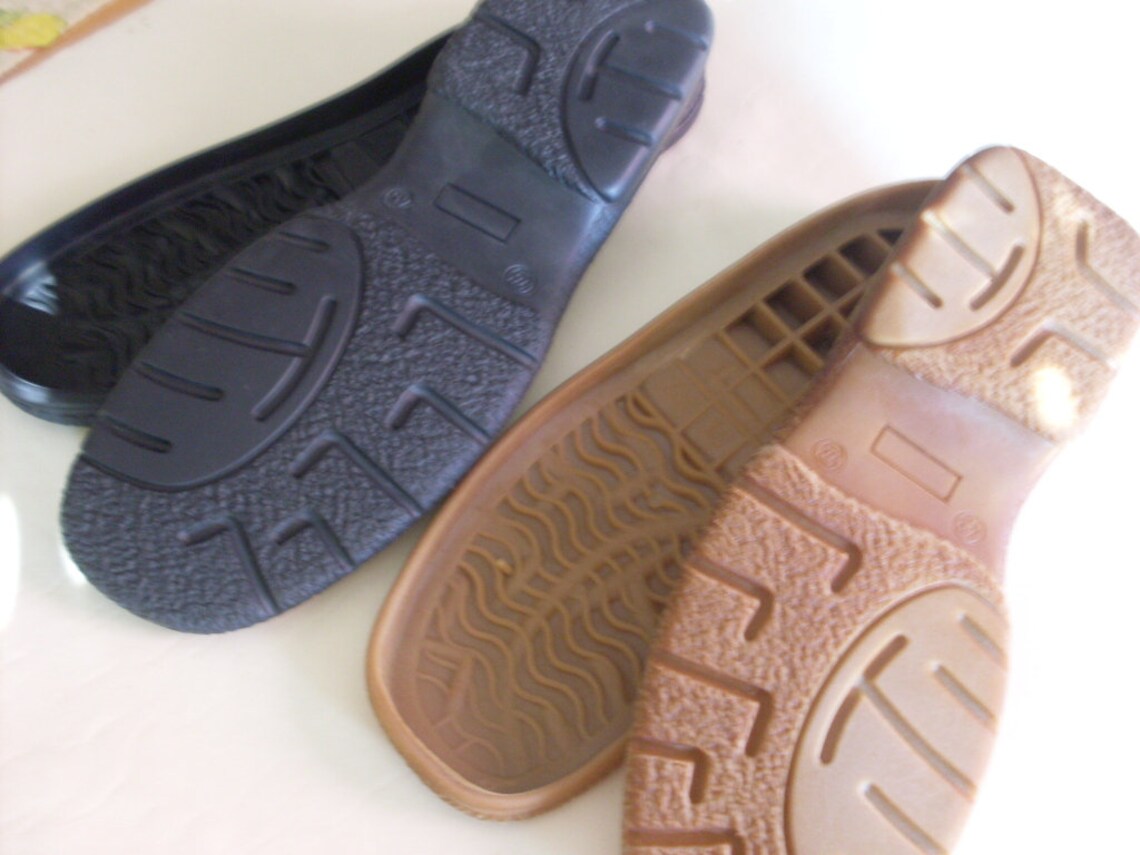 TOPY Rubber Soles – 1.5mm – Mens Ladies Shoes – Black, Brown, Beige, Caramel