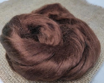20 gr- 0,7 oz, Bark, Viscose Fiber  - Nuno Felting / Wet Felting / Felting Supplies / Hand Felting