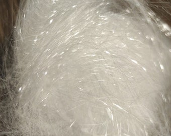 Clear, 5 gr- 0,17 oz, Angelina fiber, for spinning and felting