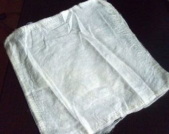 10 gr - 0,35 oz, white silk squares for felting/ Nuno Felting / Wet Felting / Felting Supplies / Hand Felting