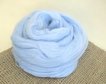 20 gr- 0,7 oz, Blue, Viscose Fiber  - Nuno Felting / Wet Felting / Felting Supplies / Hand Felting