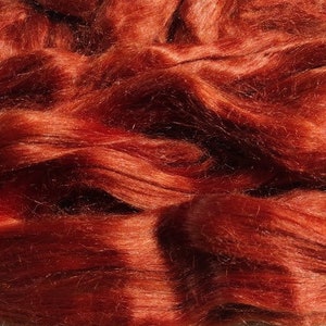 20 gr- 0,70 oz, Ramie roving fiber, colour Rust