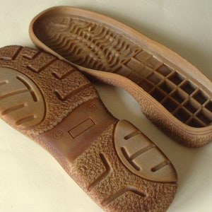 Rubber soles for shoes, male model, soles for handmade shoes, TEP image 1