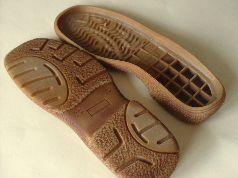 Rubber soles for shoes, male model, soles for handmade shoes, TEP image 1