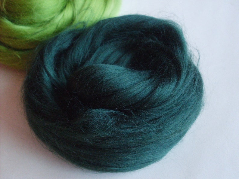 Viscose Fiber 20 gr- 0,7 oz Fir Nuno Felting Wet Felting Felting Supplies Hand Felting