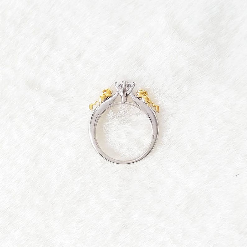 pikachu ring pokemon engagement wedding band