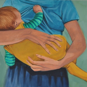 Sweet Moment  .  An original painting