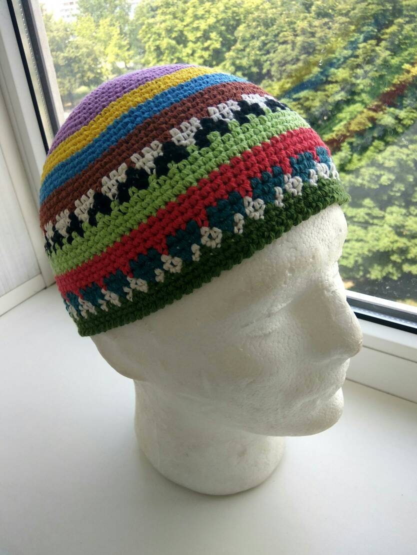 Joe Zawinul Hat - Skull Cap Cotton Kufi - Mens Short Beanie