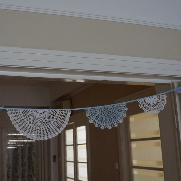 Blue Paper Doilies Etsy