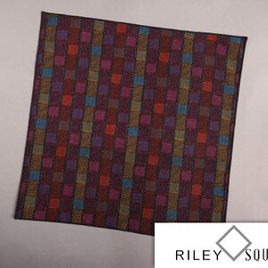 Bright Multi-Colored Pocket Square/Fashion Handkerchief