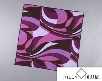 Purple and Pink Contemporary Pocket Square/Fashion Handkerchief