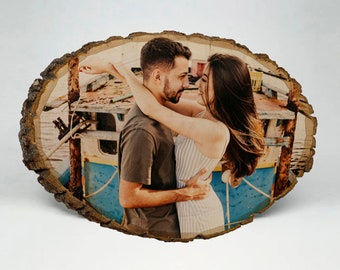 To My Wife Valentines Day Gift, Photo on Wood, Personalized Wife to Be Gifts, Wife Valentine Present, Gifts for Her from Husband