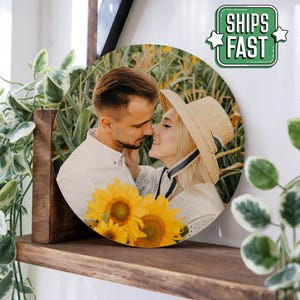 5th Anniversary Gift, Photo on Wood, Picture on Wood, Wood Anniversary Gift, 5 Year Anniversary, Wood Wedding Gift, Custom Wood Burning No Thanks