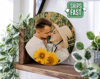 5th Anniversary Gift, Photo on Wood, Picture on Wood, Wood Anniversary Gift, 5 Year Anniversary, Wood Wedding Gift, Custom Wood Burning