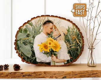 Large Custom Wood Photo, 5th Anniversary Gift, Anniversary Gift, Wedding Picture on Wood, Wood Anniversary Gift, 5 Year Anniversary, Custom