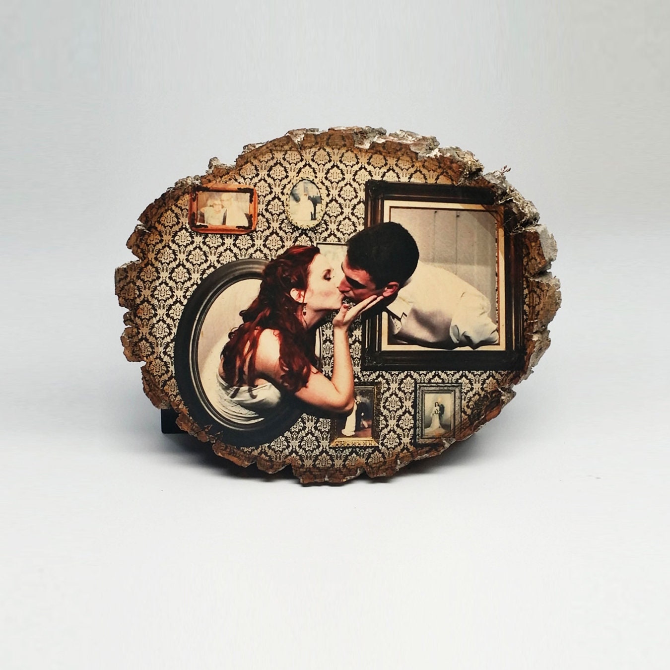 Photo sur Bois, Photo Personnalisée Portraits Rustiques, en Détresse, Transfert de Photos Bois Récup