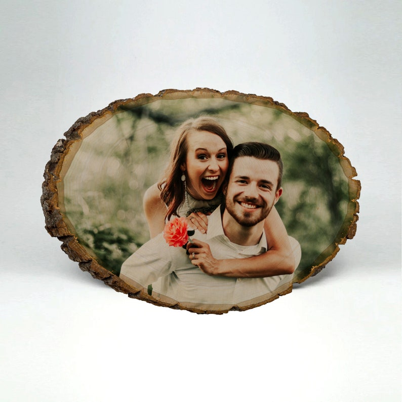 Wood Anniversary Gift, Wood Gifts for Men, 5th Anniversary Gift Wood, Anniversary Gifts for Men, Unique Wedding Gift for Couple, Wood Photo image 2