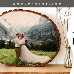 Personalized Picture Frame, Picture Frame Set, Personalized Wedding Gift, Picture Frame Collage, Personalized Engagement Gifts, Wood Picture image 10