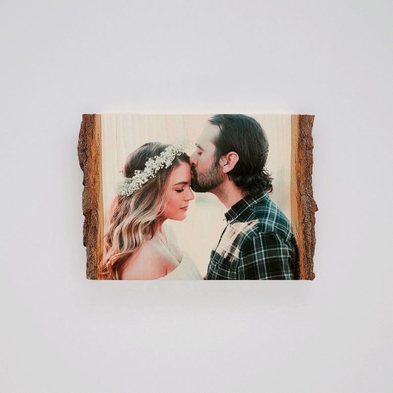 Picture on Wood, Custom Photo on Wood, Rustic Portraits, Distressed Portraits, Reclaimed Wood Photo Transfer, Wood Photo Blocks image 3