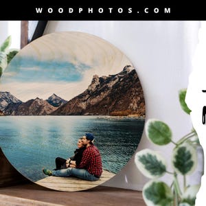 5th Anniversary Gift, Photo on Wood, Picture on Wood, Wood Anniversary Gift, 5 Year Anniversary, Wood Wedding Gift, Custom Wood Burning image 7