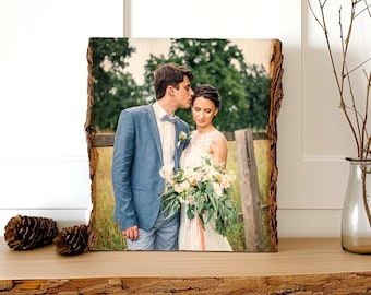5th Anniversary Gift, Photo on Wood, Picture on Wood, Wood Anniversary Gift, 5 Year Anniversary, Wood Wedding Gift, Custom Wood Burning