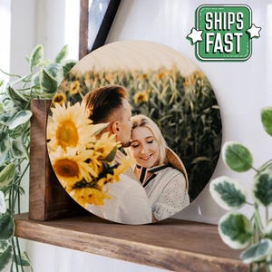 Wood Anniversary Gift, Wood Gifts for Men, 5th Anniversary Gift Wood, Anniversary Gifts for Men, Unique Wedding Gift for Couple, Wood Photo