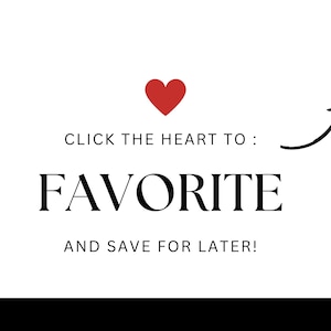 May include: Click the red heart icon to favorite and save this item for later.