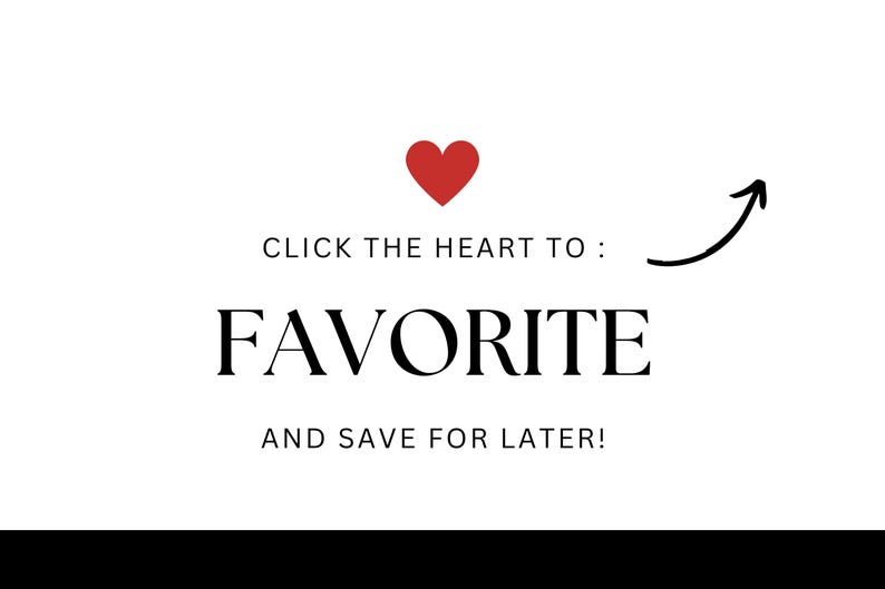 May include: Click the red heart icon to favorite and save this item for later.