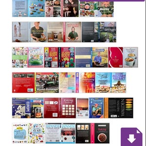 1:12 Scale Miniature Non-Fiction Book Covers - Pack 1. Dollhouse. Printable. DIGITAL DOWNLOAD ONLY.