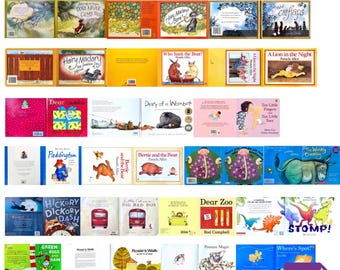 1:12 Scale Miniature Children&#39;s Picture Book Covers - Pack 3. Dollhouse. Printable. DIGITAL DOWNLOAD ONLY.